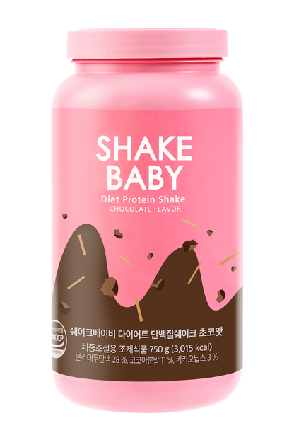 【ティアランド x Shake Baby(シェイクベビー)】【日本初上陸、国内発送】韓国で大人気！果肉やチョコチップの入った美味しすぎるプロテイン - ボトル