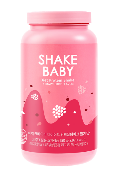 【ティアランド x Shake Baby(シェイクベビー)】【日本初上陸、国内発送】韓国で大人気！果肉やチョコチップの入った美味しすぎるプロテイン - ボトル